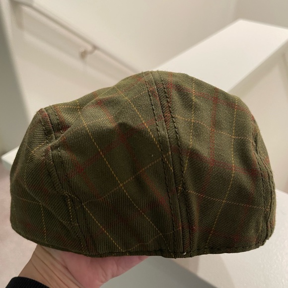Goorin Bros Plaid Green Newsie Hat Size XS - Picture 3 of 11
